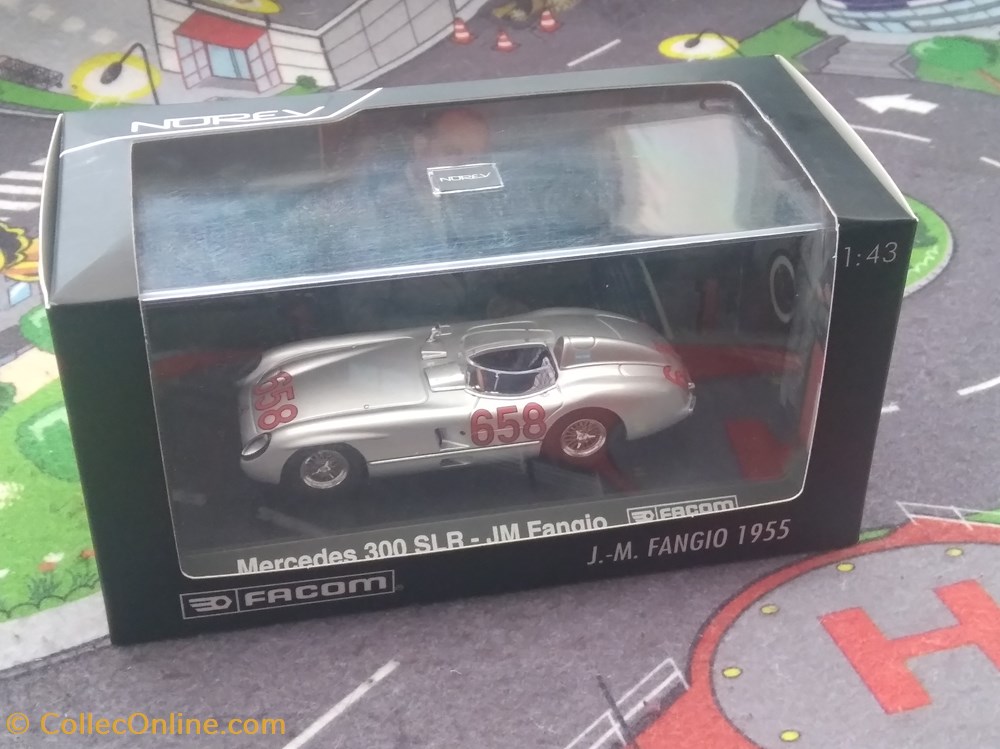 modeles reduits voitures mercedes benz 300 slr jm fangio
