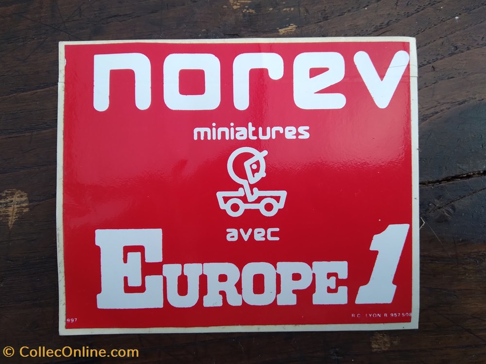 divers decorations magnets autocollants autocollant norev avec europe 1