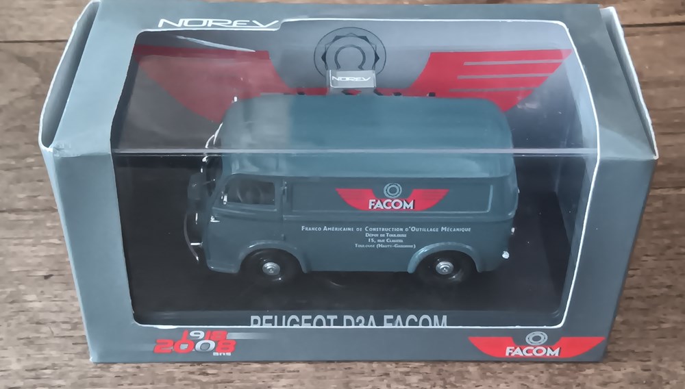 Peugeot D3A Facom modeles reduits voitures peugeot d3a facom