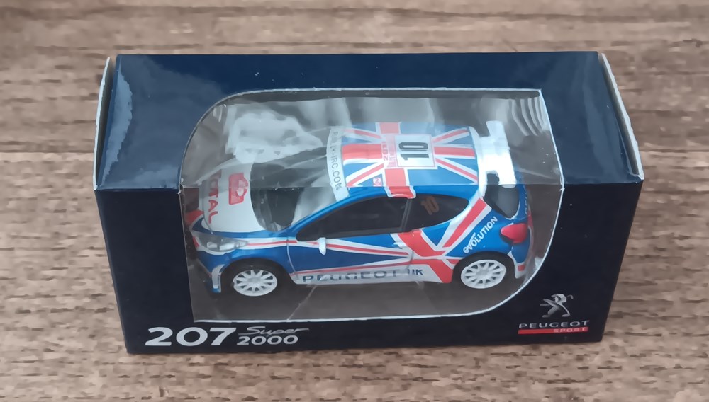 modeles reduits voitures peugeot 207 s2000 wilks mc