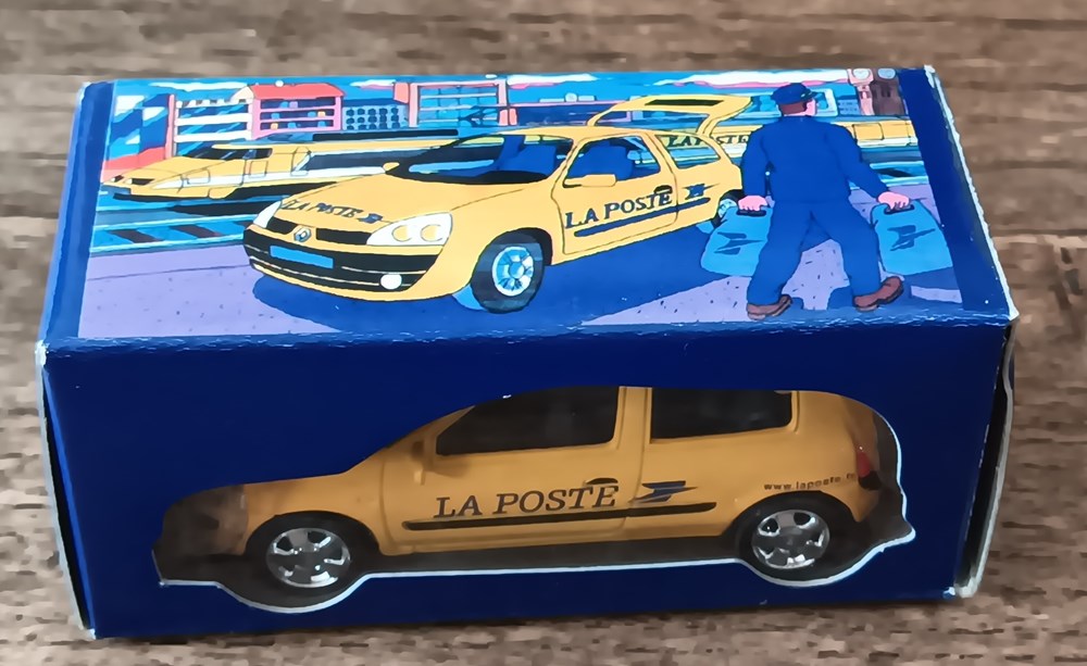 Renault Clio II "La Poste" modeles reduits voitures renault clio ii la poste
