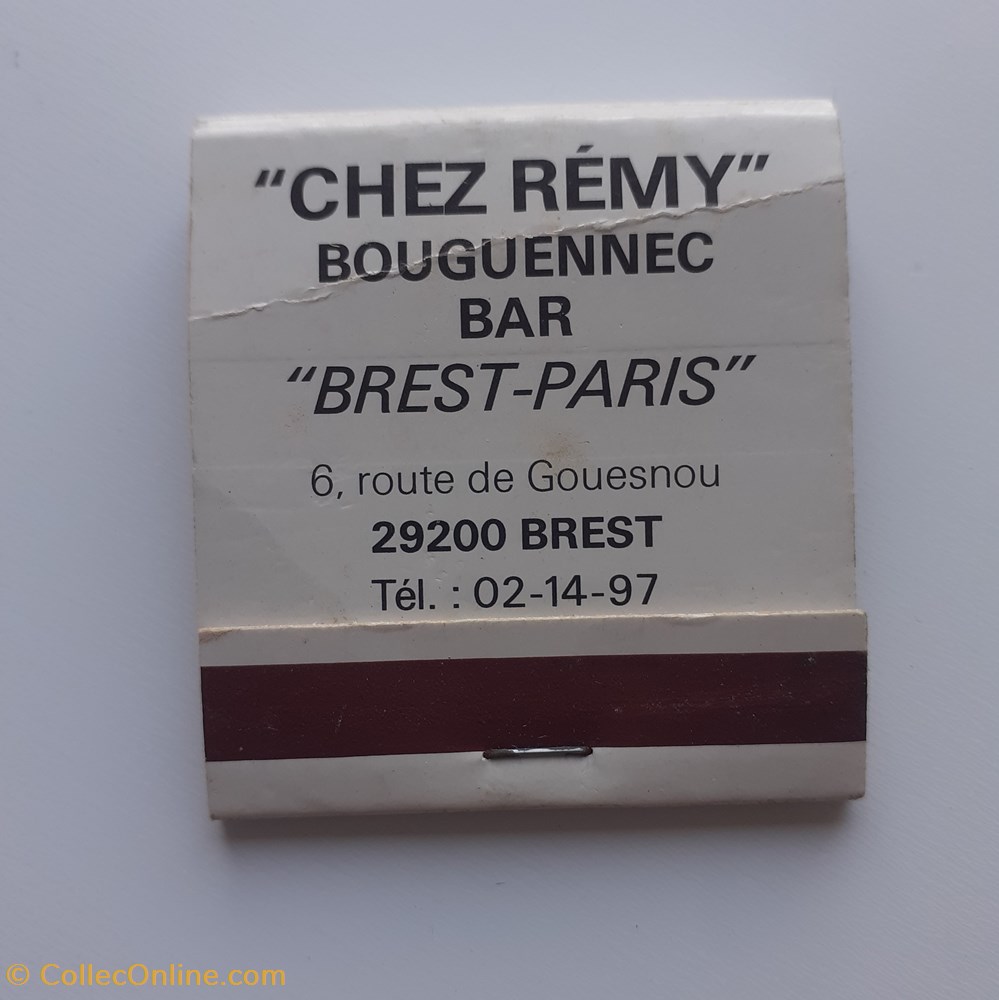 objets publicitaires pochette allumettes chez remy