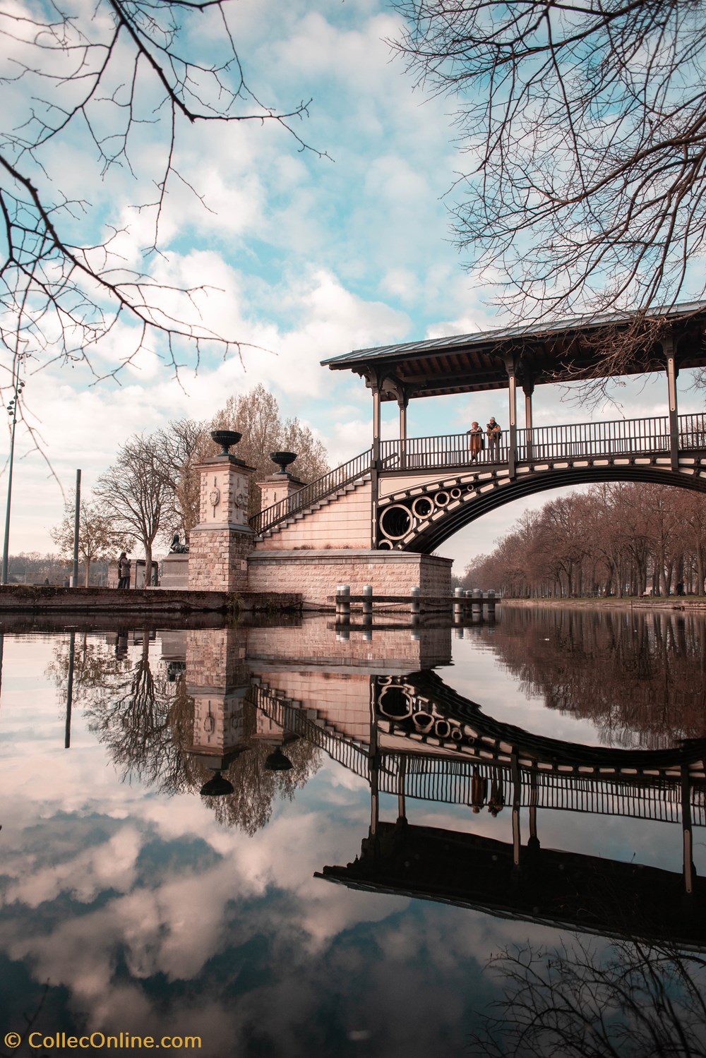 photographies pont en hiver