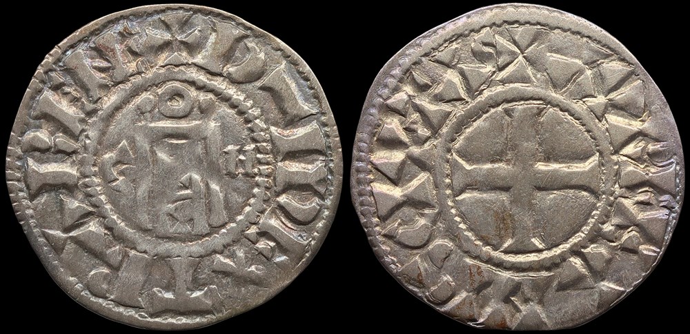 monnaies europe medievale france feodales vicomte orleans denier anonyme