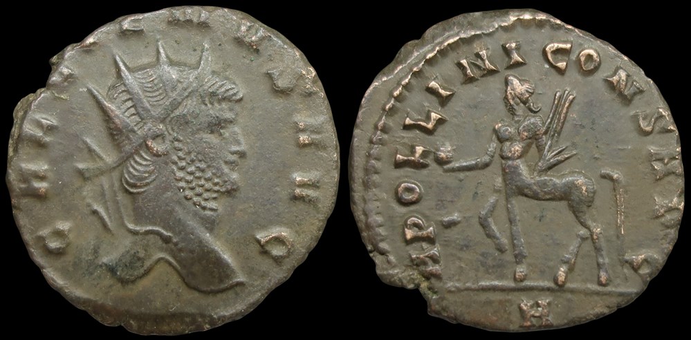 Apollon, centaure à gauche monnaies antiques romaines imperiales et republicaines apollon centaure a gauche