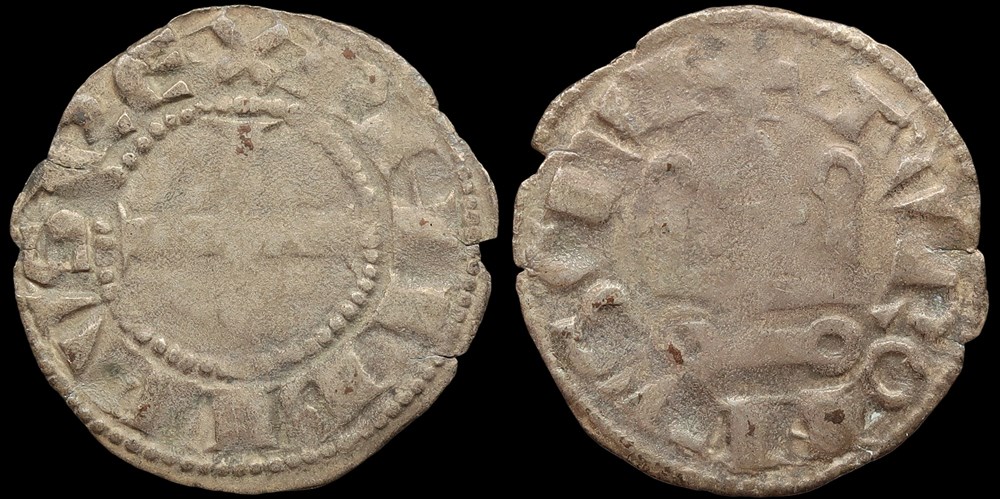 monnaies europe medievale a france royales 1180 1223 philippe ii denier tournois tours