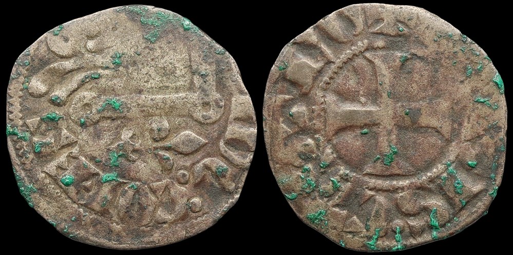 Comté de Blois, denier de Gui Ier de Châtillon monnaies europe medievale france feodales comte de blois denier de gui ier de chatillon