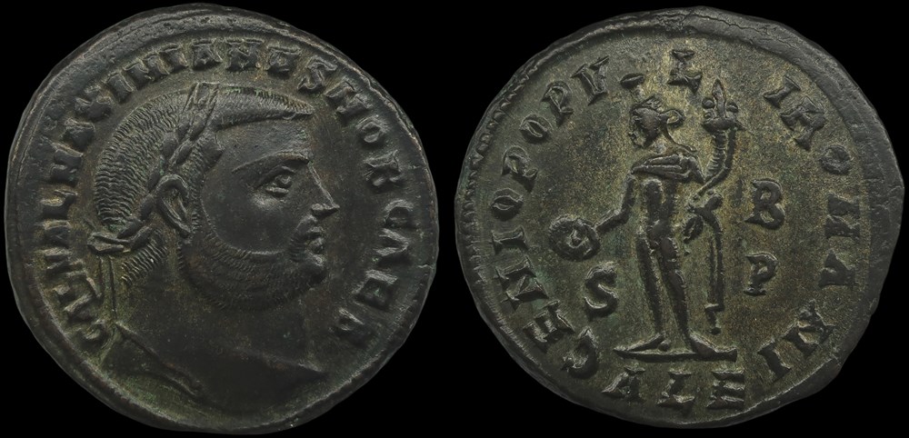 Tétrarchie, Galère, Follis, Alexandrie monnaies antiques romaines imperiales republicaines tetrarchie galere follis alexandrie