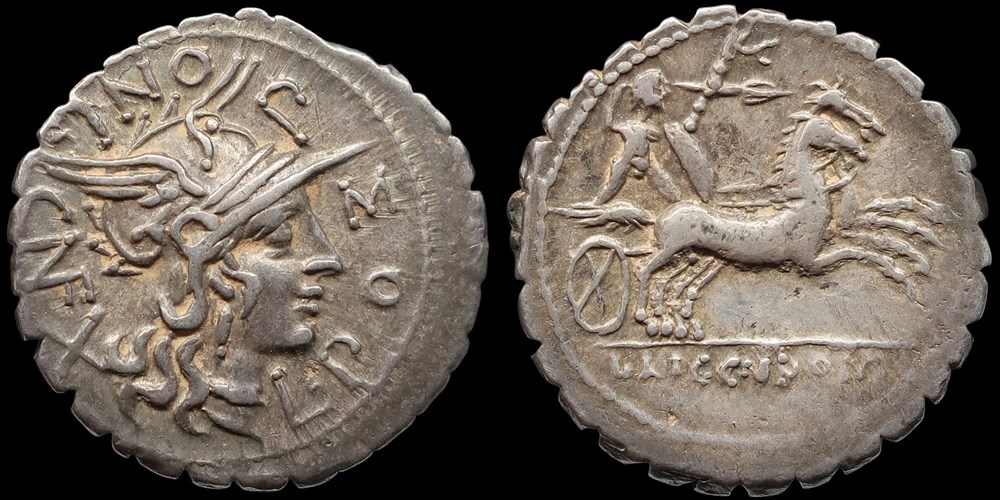 158- République, Pomponia (Lucius Pomponius), Narbonne monnaies antiques romaines imperiales et republicaines 158 republique pomponia lucius pomponius narbonne