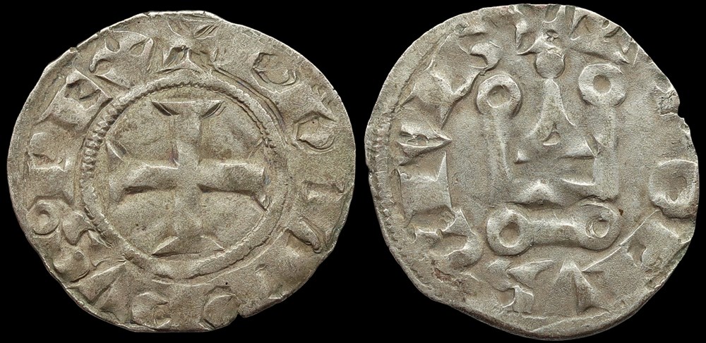 monnaies europe medievale a france royales 1328 1350 philippe vi denier tournois 1er type