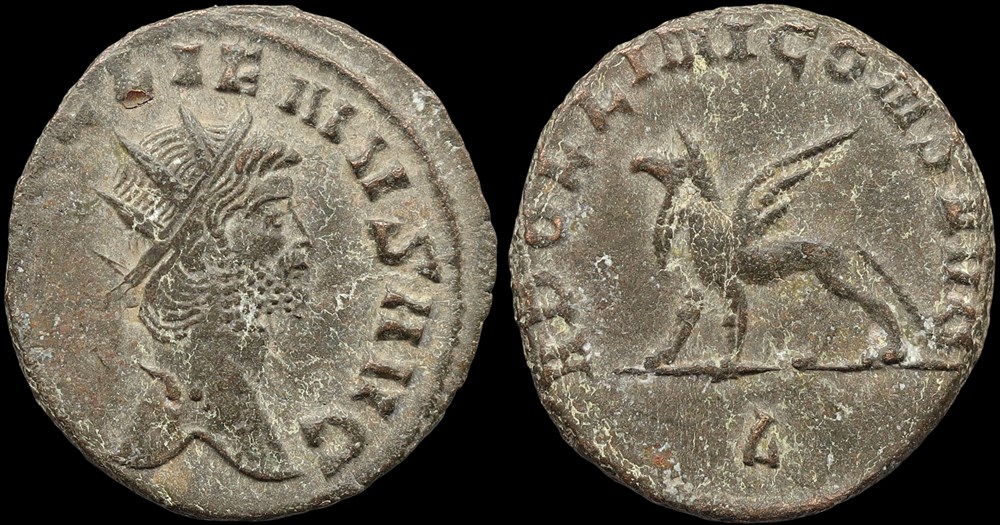 monnaies antiques romaines imperiales et republicaines apollon griffon a gauche