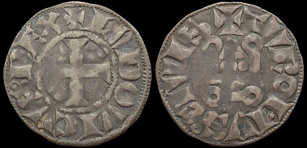 monnaies europe medievale a france royales 1226 1270 louis ix denier tournois