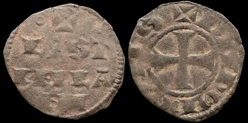 monnaies europe medievale france feodales seigneurie de chateaumeillant obole eudes ii