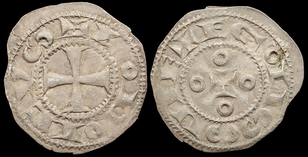 Comté d'Angoulême, obole monnaies europe medievale france feodales comte angouleme obole