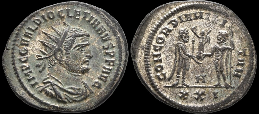 Tétrarchie, Dioclétien, Antoninien, Antioche monnaies antiques romaines imperiales republicaines tetrarchie diocletien antoninien antioche