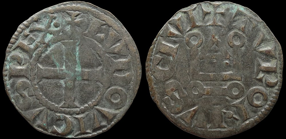 monnaies europe medievale a france royales 1223 1226 louis viii denier tournois