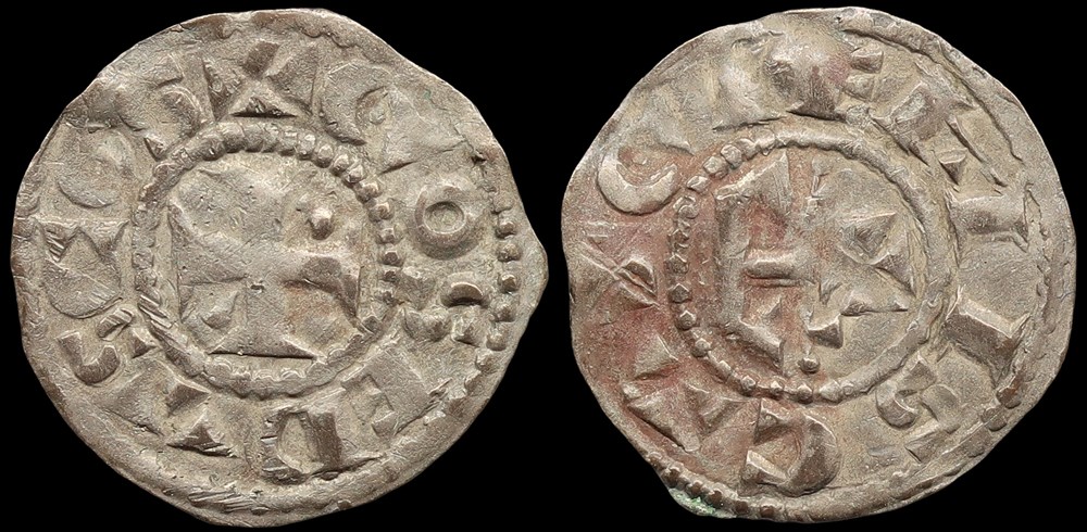 Comté de Gien, obole de Geoffroi III de Donzy monnaies europe medievale a france feodales comte de gien obole de geoffroi iii de donzy