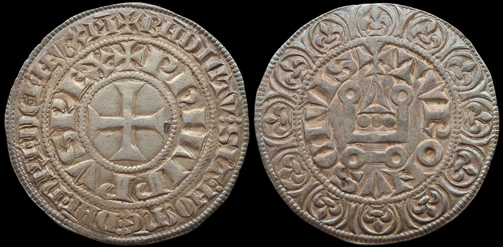 monnaies europe medievale france royales 1285 1314 philippe iv gros tournois a o rond