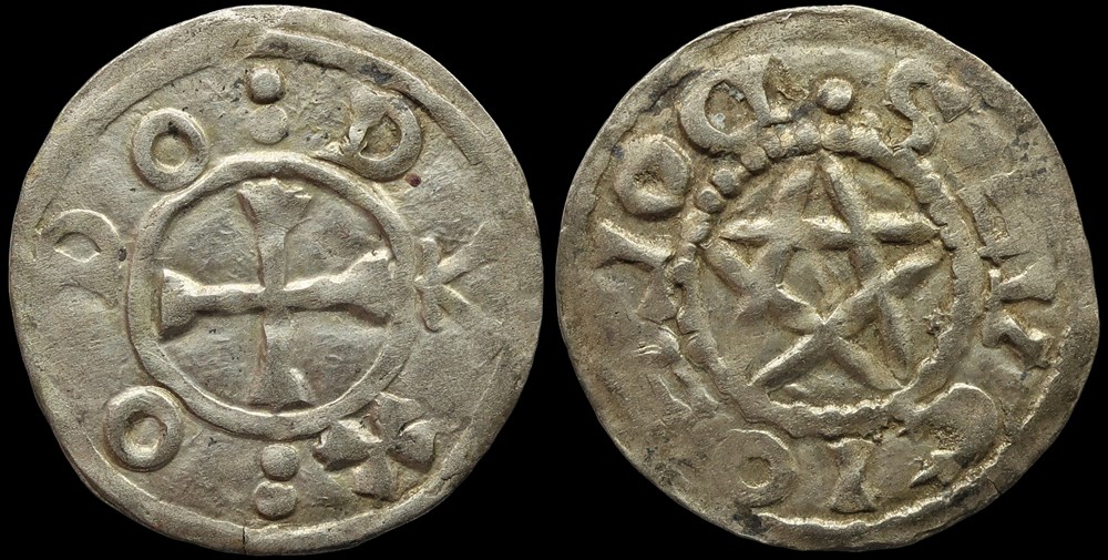 monnaies europe medievale france feodales seigneurie de deols denier eudes ancien