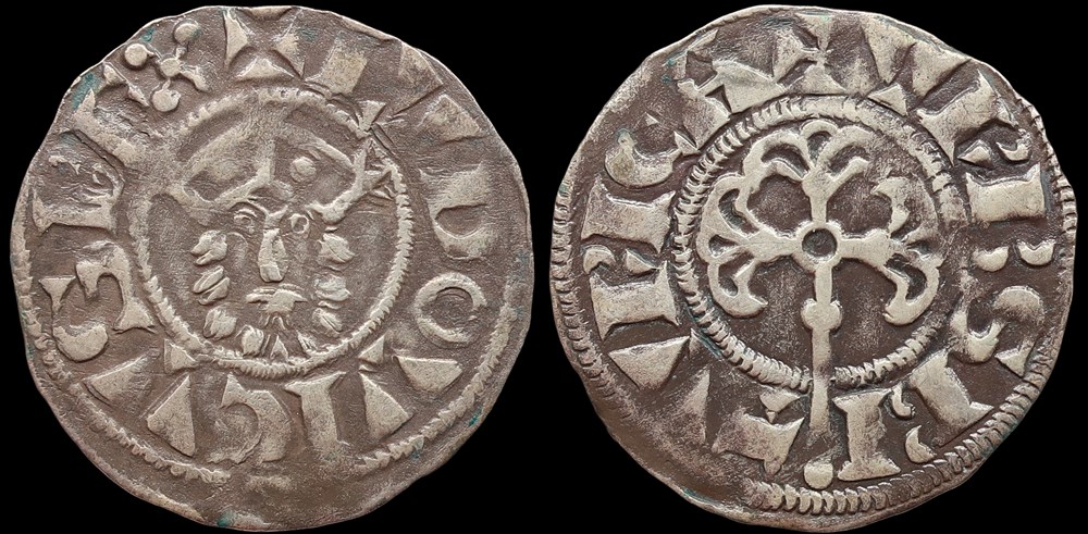monnaies europe medievale a france royales 1137 1180 louis vii denier de bourges