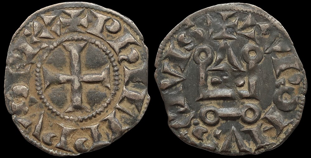 monnaies europe medievale france royales 1285 1314 philippe iv obole tournois a o rond