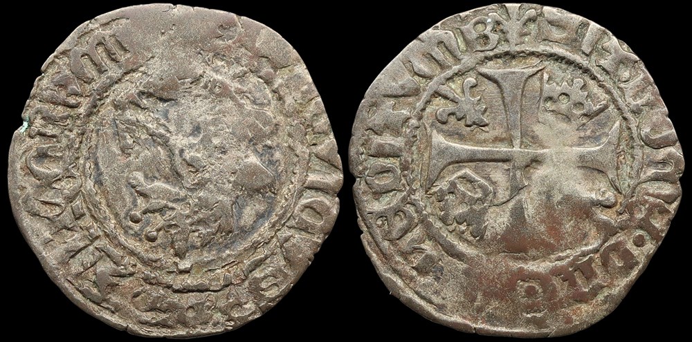 1461-1483 Louis XI, Liard, Bourges monnaies europe medievale france royales 1461 1483 louis xi liard bourges