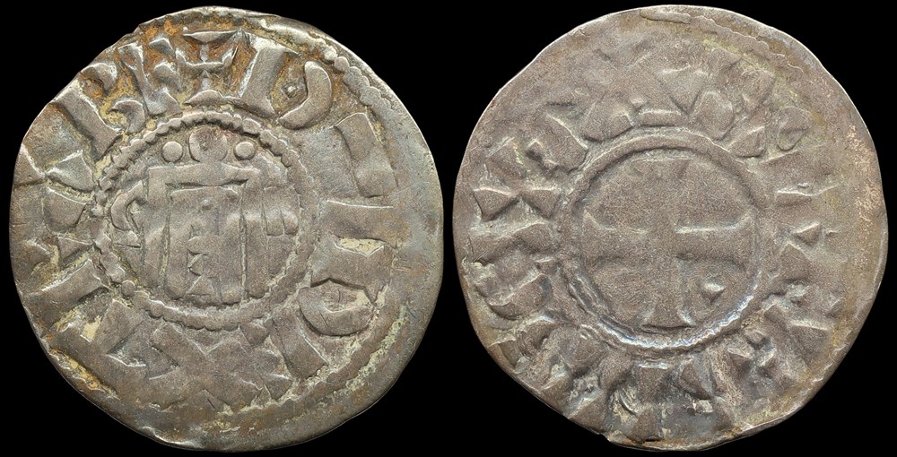 monnaies europe medievale france feodales vicomte orleans denier anonyme