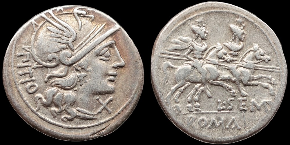 091- République, Sempronia (Lucius Sempronius Pitio) monnaies antiques romaines imperiales et republicaines 091 republique sempronia lucius sempronius pitio