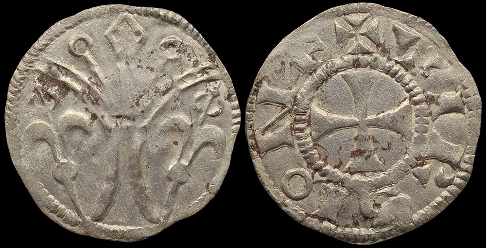 monnaies europe medievale france feodales seigneurie de vierzon denier anonyme