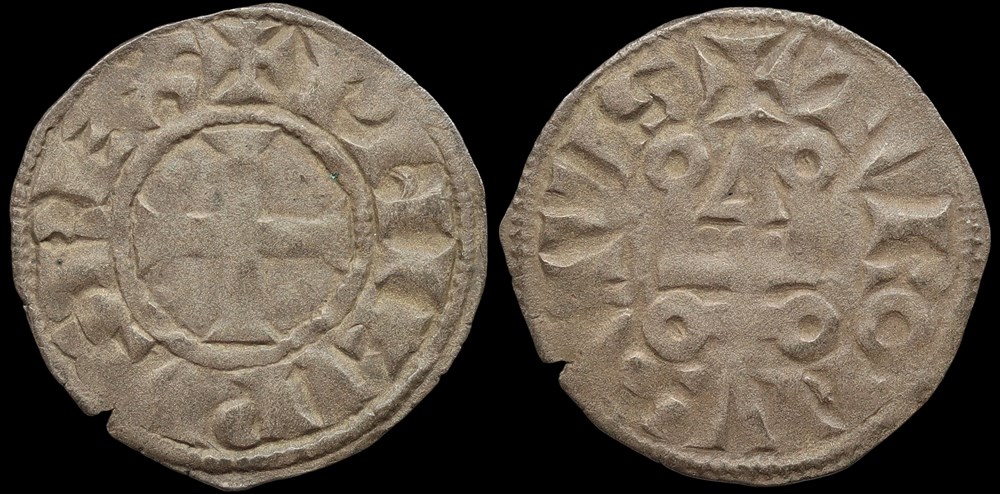 monnaies europe medievale a france royales 1270 1285 philippe iii denier tournois