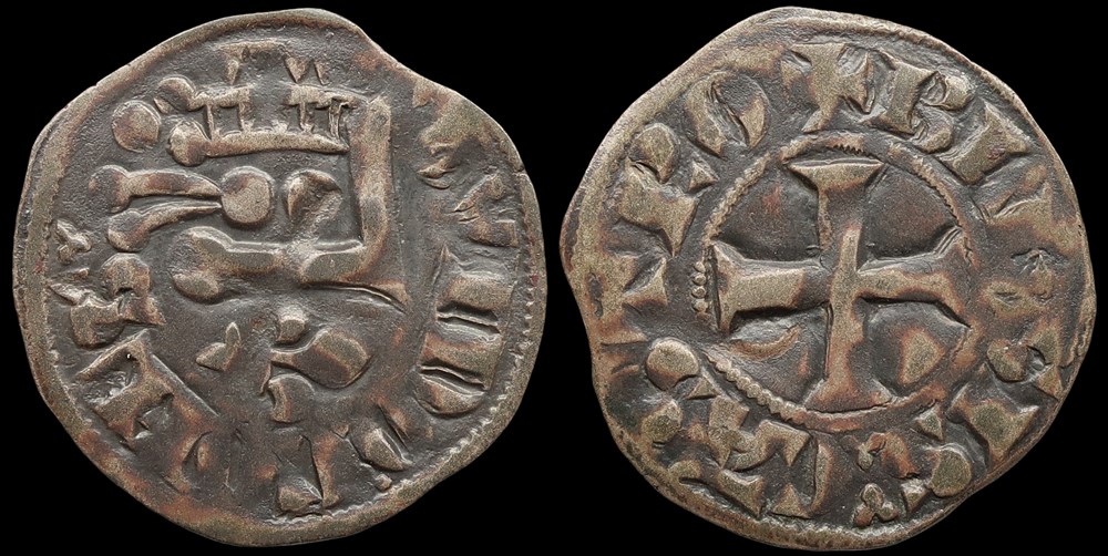 Comté de Blois, denier de Gui Ier de Châtillon monnaies europe medievale france feodales comte de blois denier de gui ier de chatillon