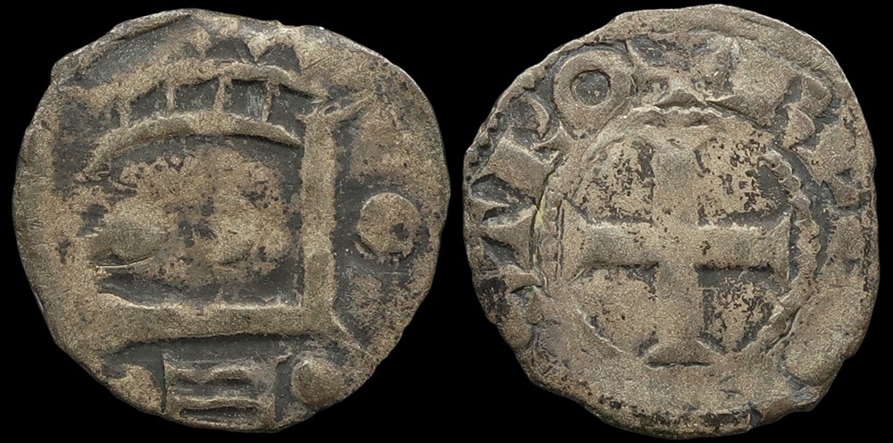monnaies europe medievale france feodales comte de blois obole de thibaut iii