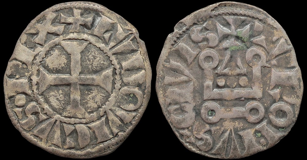 monnaies europe medievale a france royales 1226 1270 louis ix denier tournois