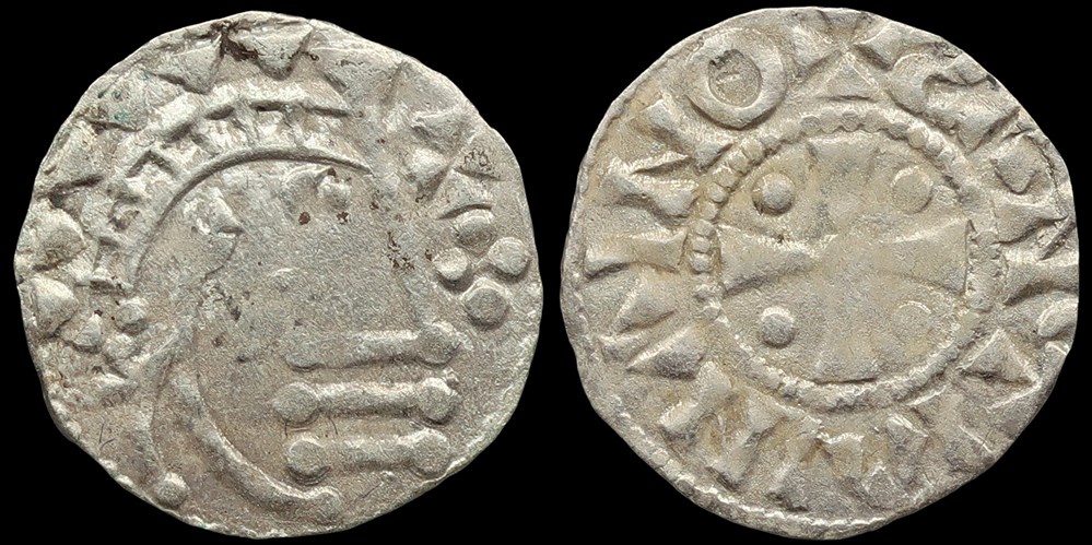 monnaies europe medievale france feodales seigneurie de saint aignan obole anonyme