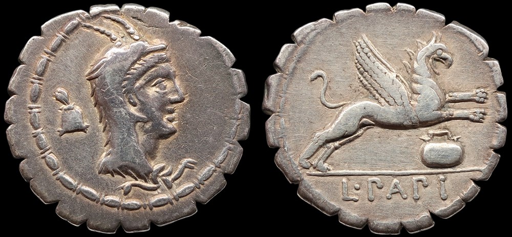 monnaies antiques romaines imperiales et republicaines 311 republique papia lucius papius