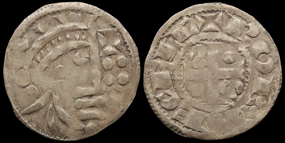 Seigneurie de Celles, denier de Robert Ier monnaies europe medievale a france feodales seigneurie de celles denier de robert ier