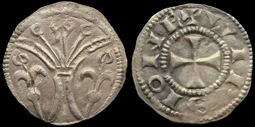 monnaies europe medievale france feodales seigneurie de vierzon denier anonyme