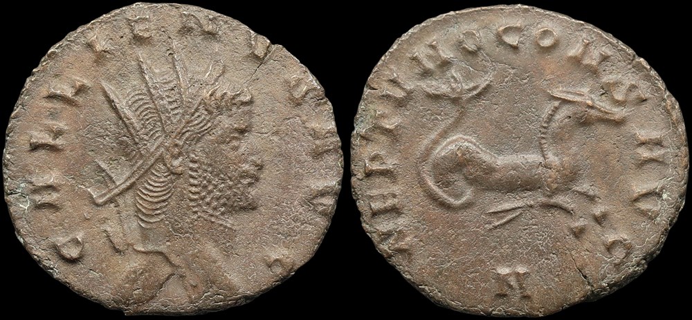 Neptune, hippocampe à droite monnaies antiques romaines imperiales et republicaines neptune hippocampe a droite