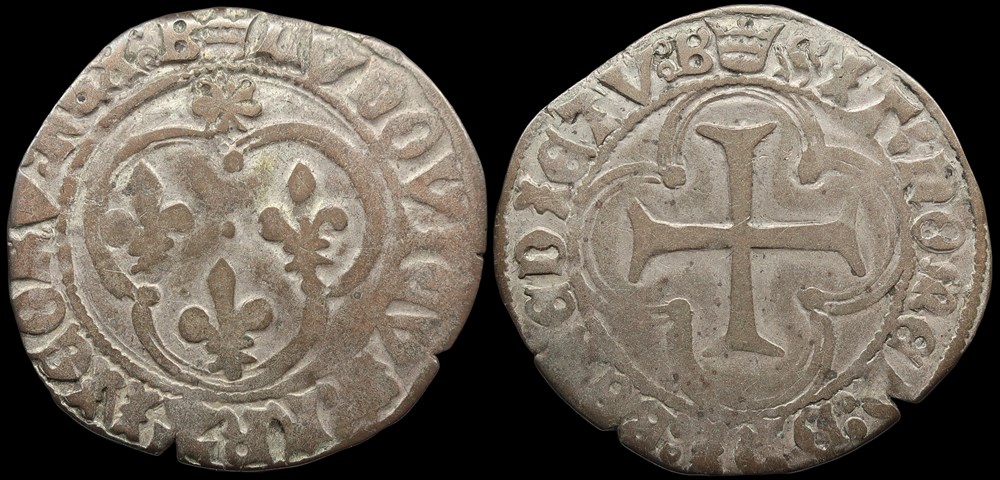 monnaies europe medievale france royales 1461 1483 louis xi blanc au soleil bourges