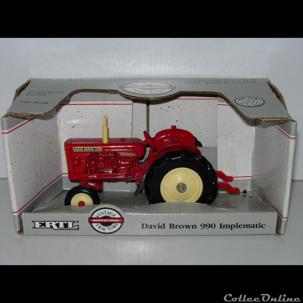 Ertl 4180 - David Brown 990 Implematic - OUI modeles reduits vehicules agricoles ertl 4180 david brown 990 implematic oui