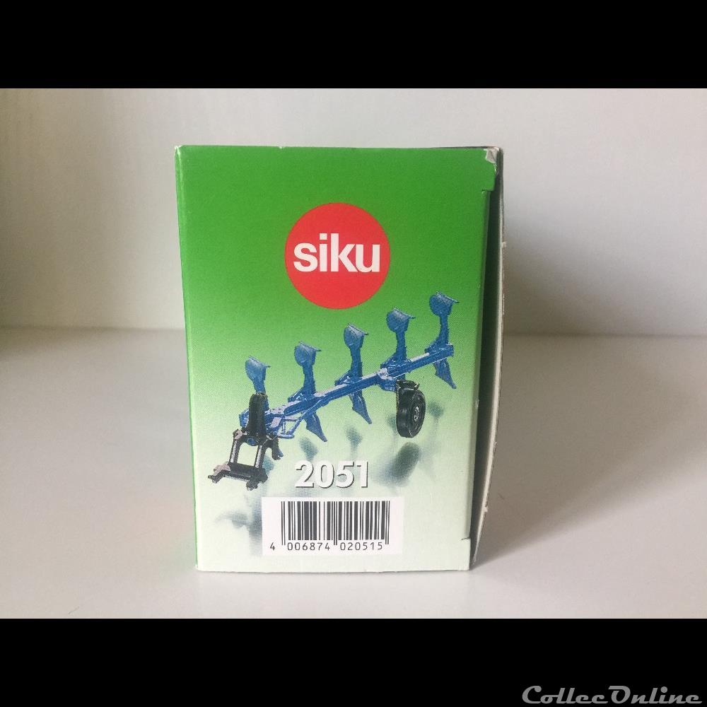 modeles reduits vehicules agricoles siku 2051a charrue oui x