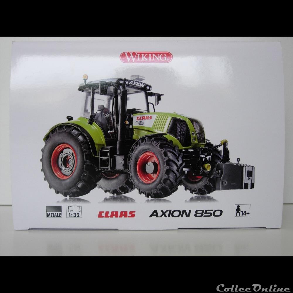 modeles reduits vehicules agricoles wiking 7305 tracteur claas axion 850 oui x