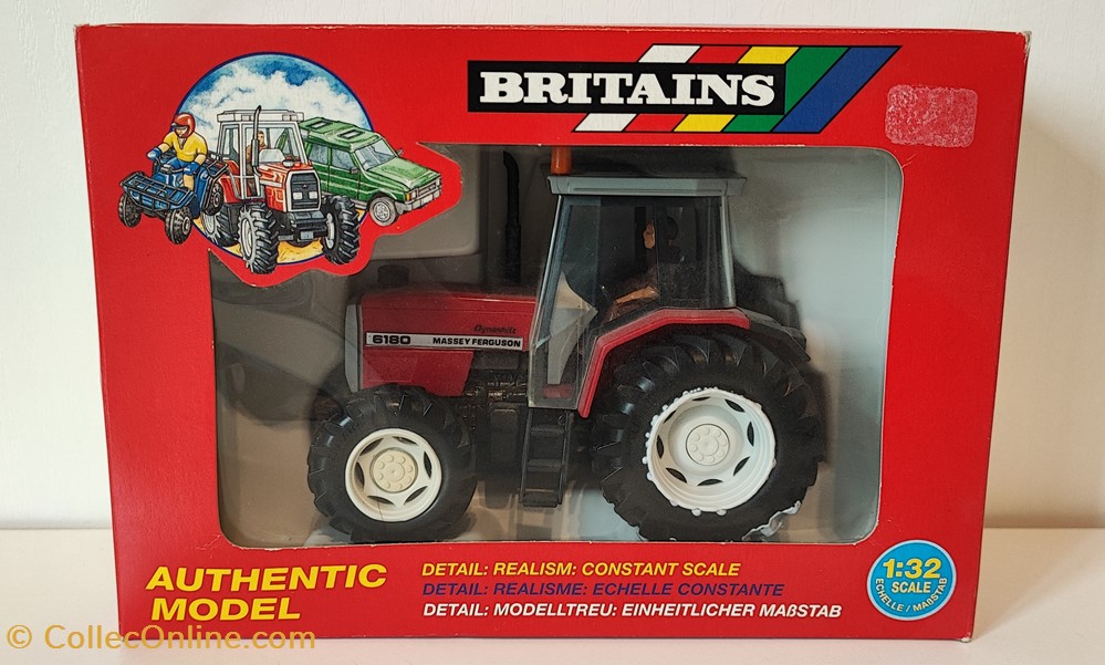 modeles reduits vehicules agricoles britains 09491 tracteur massey ferguson mf 6180 ok
