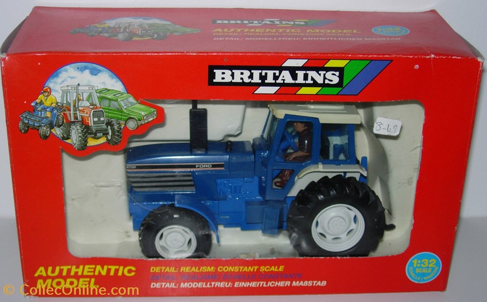 Britains 09508A - 1/32 - Ford 8730 - Ok modeles reduits vehicules agricoles britains 09508a 1 32 ford 8730 ok