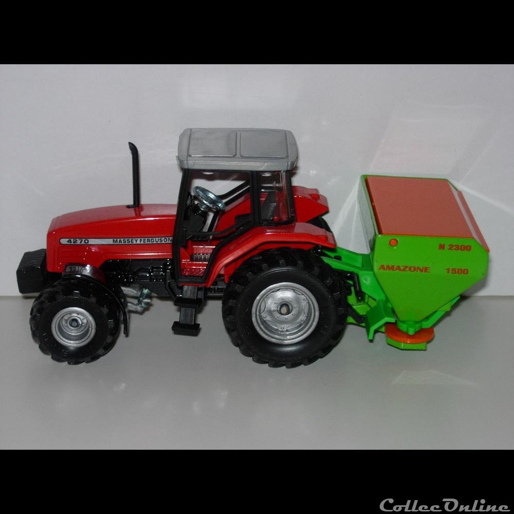 Siku 3159 - Set tracteur Massey Ferguson 4270 - X 4 modeles reduits vehicules agricoles siku 3159 set tracteur massey ferguson 4270 x