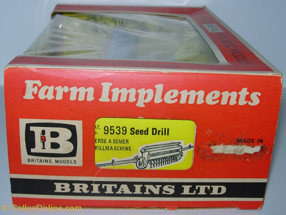 Britains 09539 - 1/32 - Semoir à céréales - Ok modeles reduits vehicules agricoles vicon britains 09539 1 32 semoir a cereales ok