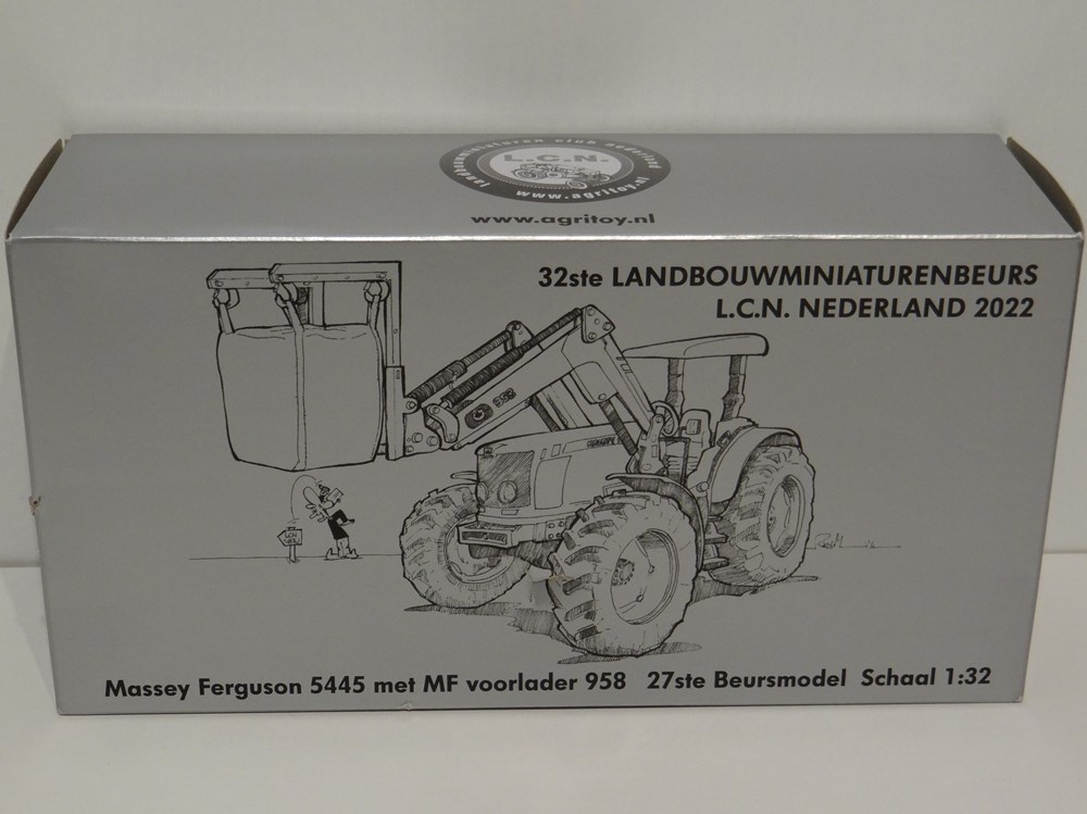 Siku LCN22 - Tracteur Massey Ferguson MF 5445 + fourche avant - OK modeles reduits vehicules agricoles siku lcn22 tracteur massey ferguson mf 5445 fourche avant ok