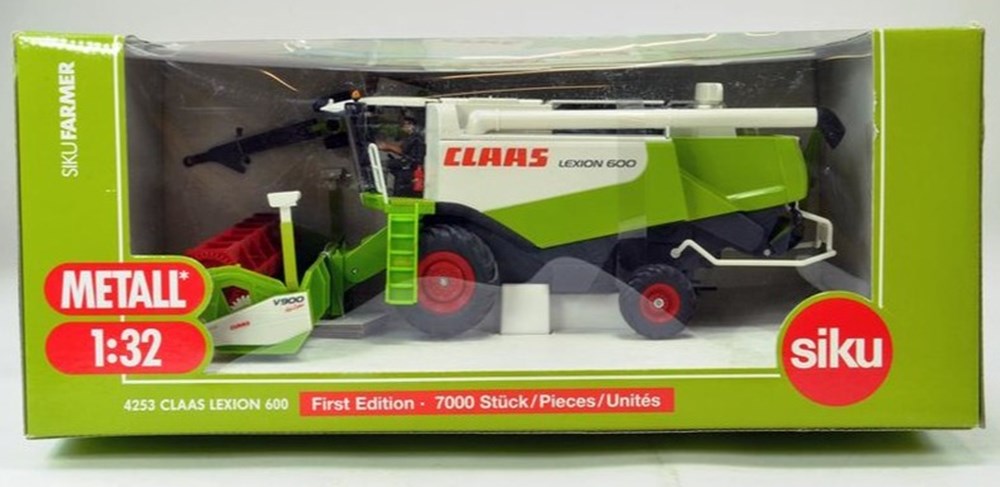 Siku SP4253 - Moissonneuse-batteuse Claas Lexion 600 FE modeles reduits vehicules agricoles siku sp4253 moissonneuse batteuse claas lexion 600 fe