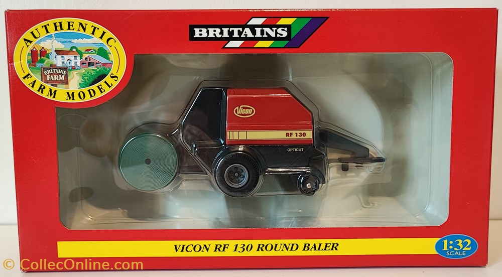 modeles reduits vehicules agricoles britains 00051 presse vicon rf 130 opticut ok