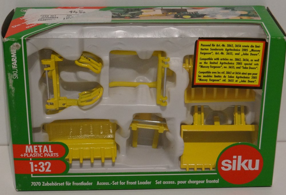 09/2024 - Siku 7070 - Set fourche télescopique jaune - X modeles reduits vehicules agricoles 09 2024 siku 7070 set fourche telescopique jaune x